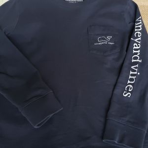 Vineyard Vines 5 long sleeve tshirt navy whale